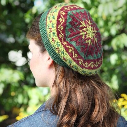 504 Holly & Ivy Tam - Hat Knitting Pattern for Women in Valley Yarns Northampton Sport