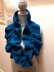 Faux Fur Cowl- Peacock