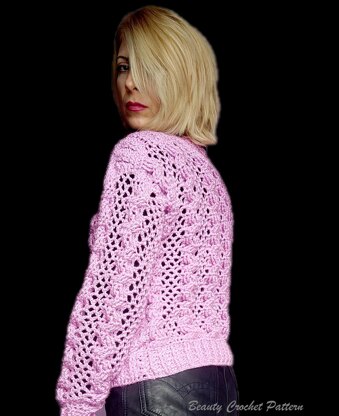 Pink Cable Sweater