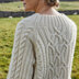 Cabled Raglan Sweater -  Knitting Pattern for Women in Debbie Bliss British Wool Aran by Debbie Bliss