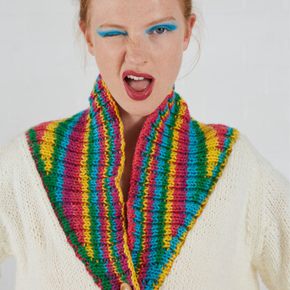 Chromatic Shawl Cardigan - Free Knitting Pattern For Women in Paintbox Yarns Chunky & Chunky Pots