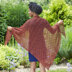 948 Cinnamon - Shawl Knitting Pattern for Women in Valley Yarns Hatfield