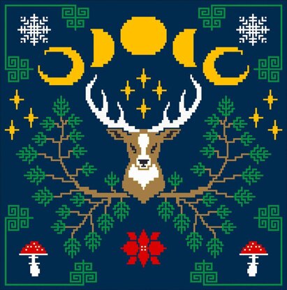 Winter Solstice Magic - overlay mosaic blanket