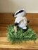 Mini Badger Playing Cricket - Ferrero Rocher/Lindor Chocolate Cover/Stuffed Toy/Hanging Ornament