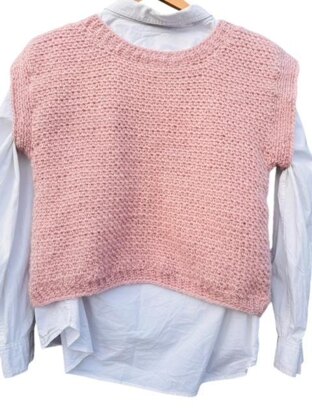 Linen Stitch Crochet Top