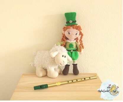 St Patrick Elf (Leprechaun) doll