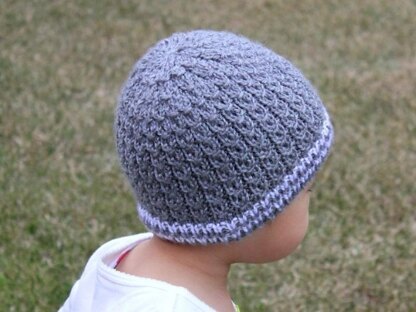 Mock Cables Baby Hat