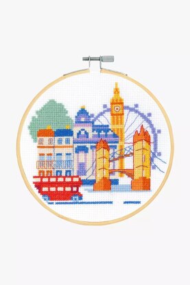 DMC London Cross Stitch Kit - 5.9in