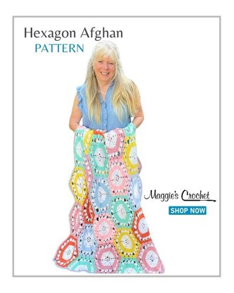 Hexagon Afghan Crochet Pattern