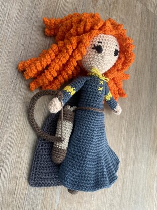 Scottish Princess amigurumi doll