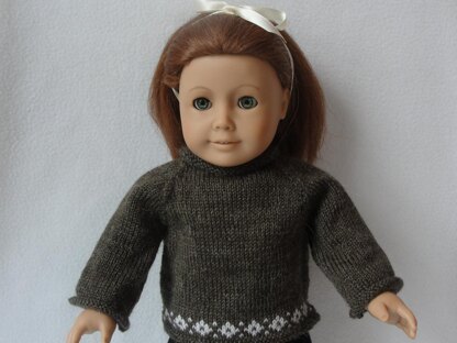 Hot Cocoa Doll Sweater