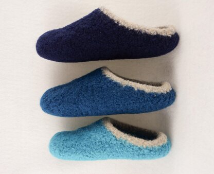 Kids Scuff Felted Slippers