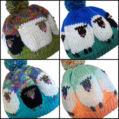 Sheep Hat - knitting pattern