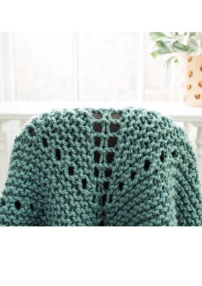 Learn to Knit Triangle Shawl in Lion Brand - L90256 - Downloadable PDF