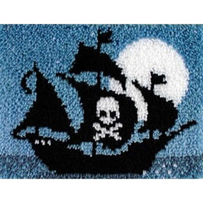 Wonderart Pirate Ship Latch Hook Kit