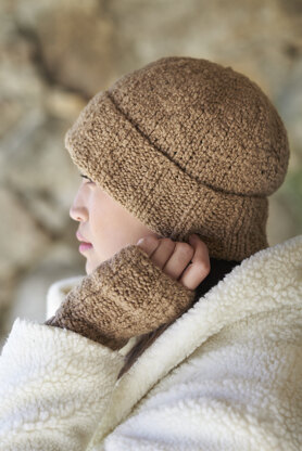 Mae Hat & Mittens in Berroco Nomad - Downloadable PDF