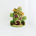 Crochet cactus, amigurumi cactus, crochet doll house, amigurumi doll house, Cactus house