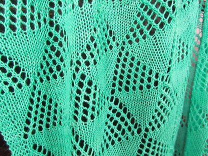 Triangulated Shift Lace Wrap