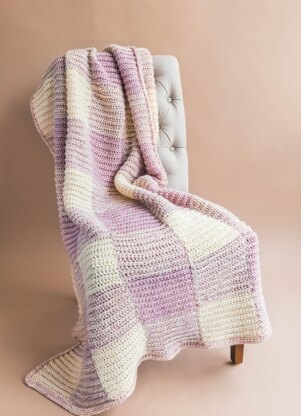 The Homemaker Gingham Crochet Throw