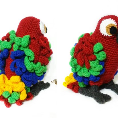 Crochet pattern, Ciro the parrot