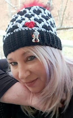 Snow Heart Beanie