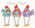 Bothy Threads Chick Chat Cross Stitch Kit - 22 x 18cm
