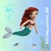 Toy knitting pattern, Knitting The Little Mermaid doll