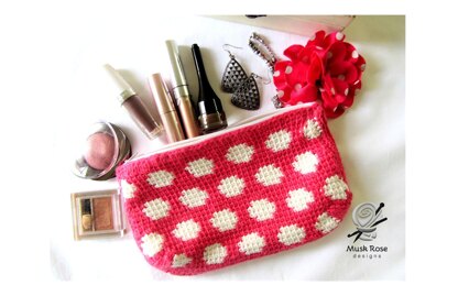 Give It All You Dot Makeup Bag