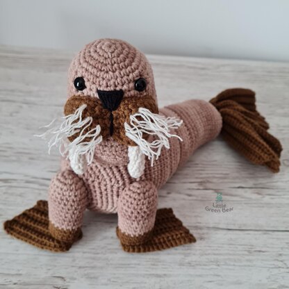 Wally the Walrus - UK Terminology - Amigurumi