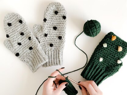 Bobble Mittens