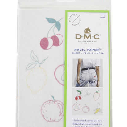 DMC Magic Paper Fruits Embroidery Sheet