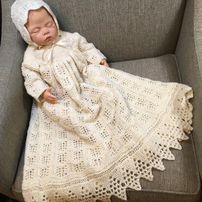 Morwenna Christening Set - knitting pattern