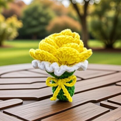 Crochet Flower Bouquet Pattern – Video & Photo Tutorial PDF