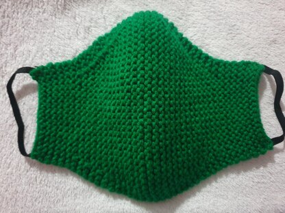 Garter Stitch Face Mask