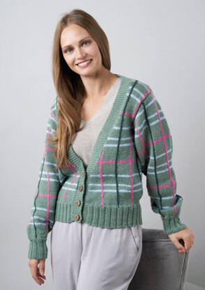 Sofa Cardigan in Rowan Pure Wool Superwash Worsted - ZB299-00001-DE - Downloadable PDF