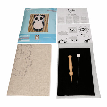 Anchor Cuddly Friend - Panda Punch Needle Kit