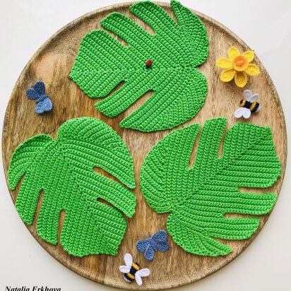 Monstera Leaf Coaster