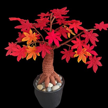 Crochet Maple tree Bonsai