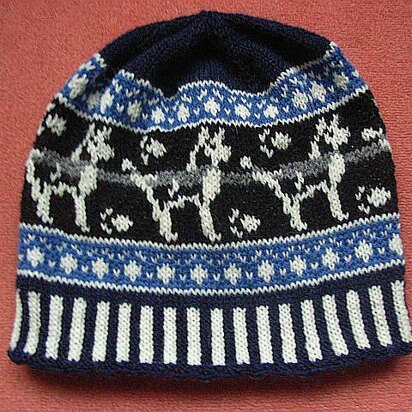 Husky beanie - knitting pattern