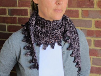 Textured Triangle Scarf