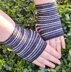 Easy Stripes Wrist Warmers