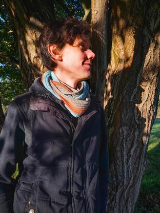 Simple Striped Infinity Scarf