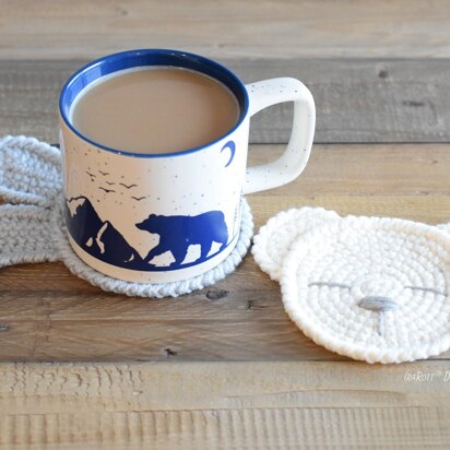 The Sleepy Bunny and Bear Coasters