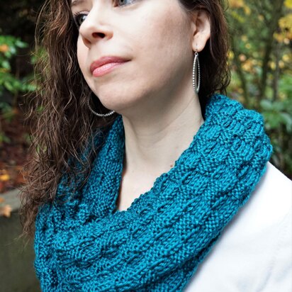 A19 Basket Weave Infinity Scarf