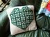 Sanquhar style cushion cover