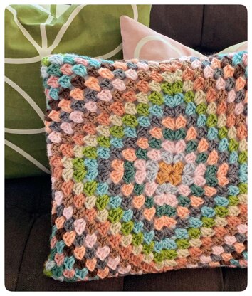 Scrappy Granny Pillow Cover