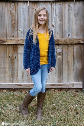 Velvet Cardi for Kids