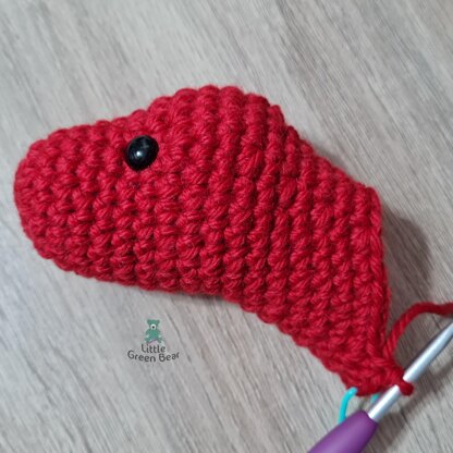 Don the Diplodocus - UK Terminology - Dinosaur Amigurumi