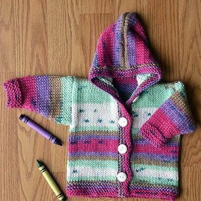 Jump for Joy Hoodie Cardigan in Universal Yarn PDF