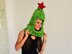 Crochet Christmas tree hat